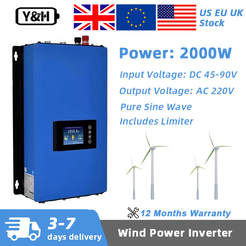 Grid Tie Inverter Limiter 2000W - Y&H 2000W MPPT Rüzgar Enerjisi Şebeke