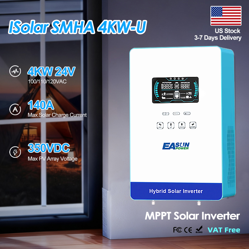 Grid Tie Inverter Limiter 2000W - EASUN POWER 4000W 120V Şebeke Dışı