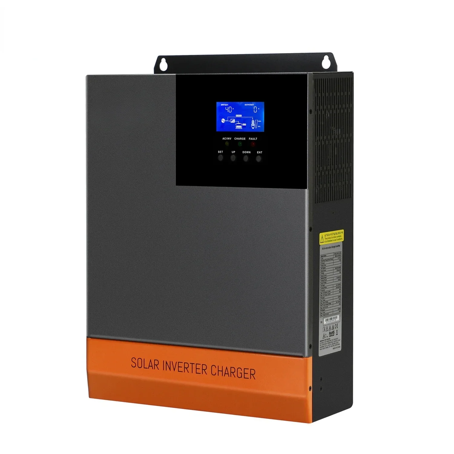 Hybrid Solar Inverter 5.5Kw Mppt 48V - 5.5kW MPPT 100A optik 220V 48V