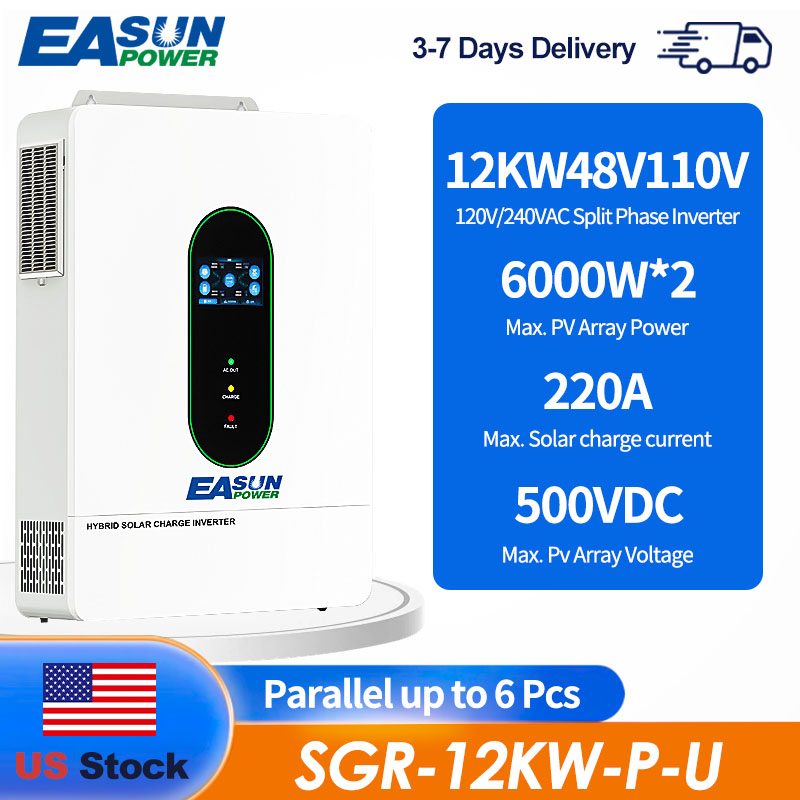 Grid Tie Inverter Limiter 2000W - EASUN POWER US 12KW 12000W Bölünmüş