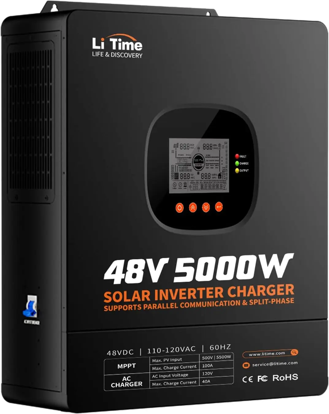 LiTime 5000W Saf Sinüs Dalga İ - Parallel Solar Inverter 48V 5000W Mppt incelemesi ve fiyatı