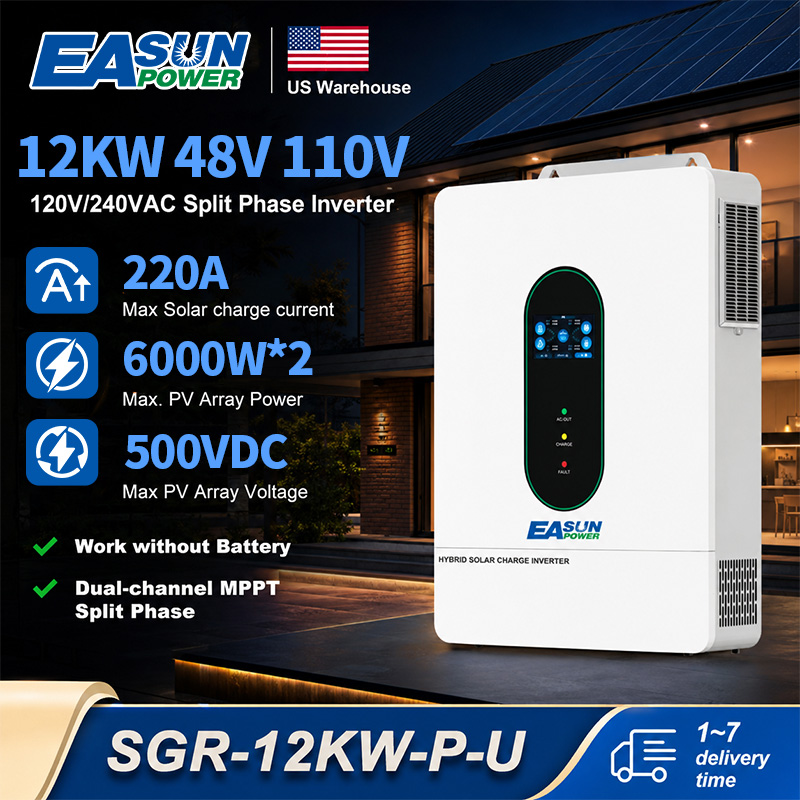 EASUN POWER 12KW Bölünmüş Faz  - Grid Tie Inverter Limiter 2000W incelemesi ve fiyatı
