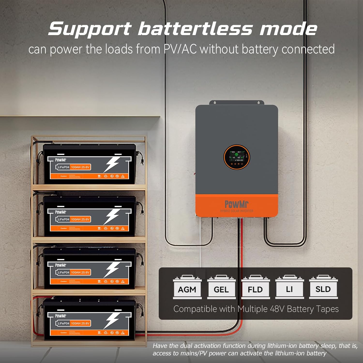 PowMr 16KW 10KW Bölünmüş Faz İ - Split Phase Inverter 10Kw 110V 220V incelemesi ve fiyatı