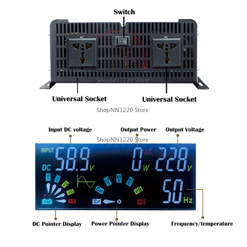 Saf Sinüs Dalga İnvertör 12v 2 - Off Grid Solar Inverter 48V 6000W incelemesi ve fiyatı