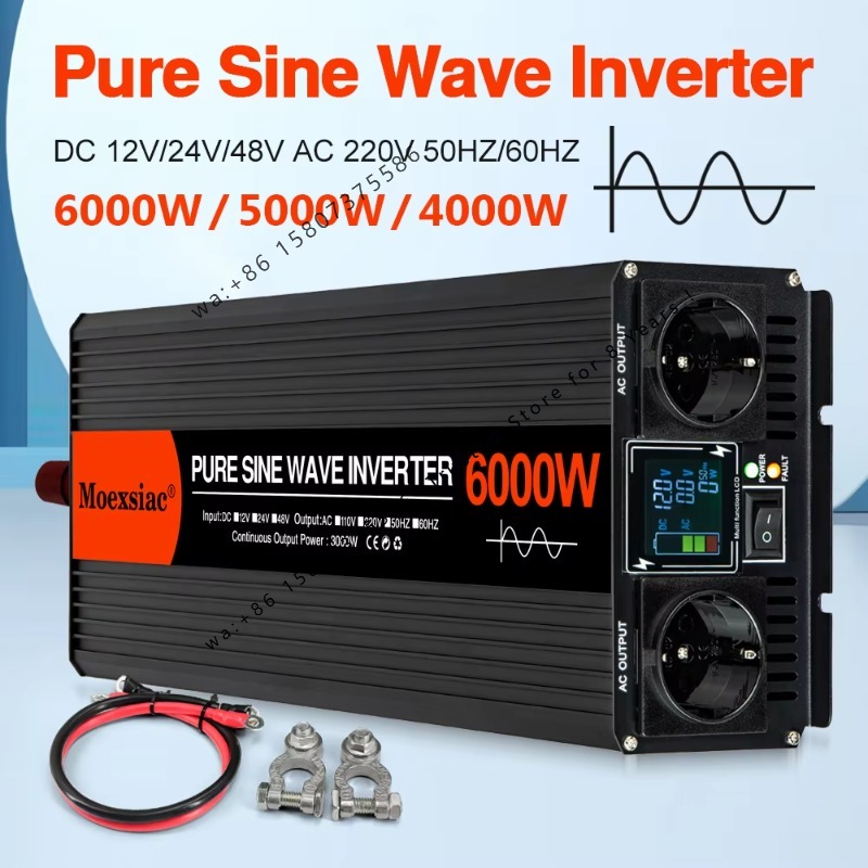 Moexsiac Saf Sinüs Dalgası Gün - Pure Sine Wave Inverter 5000W 48V 220V incelemesi ve fiyatı