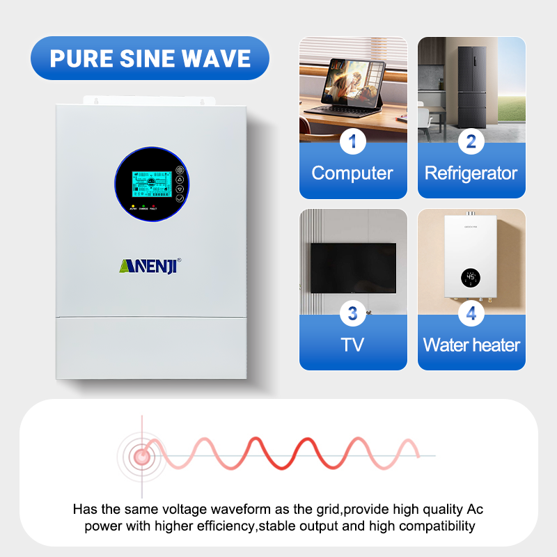 ANENJI Bölünmüş Faz 12KW 48V H - Off Grid Solar Inverter 48V 6000W incelemesi ve fiyatı