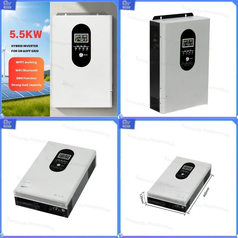 3kW 5.5kW Hibrit Güneş İnvertö - Hybrid Solar Inverter 5.5Kw Mppt 48V incelemesi ve fiyatı