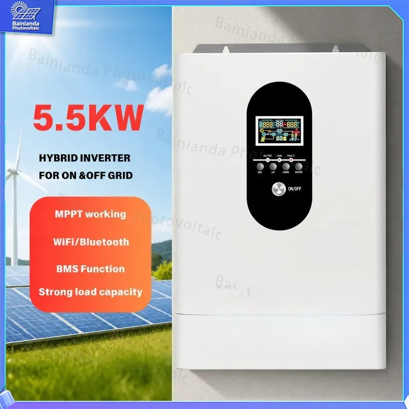3kW 5.5kW Hibrit Güneş İnvertö - Hybrid Solar Inverter 5.5Kw Mppt 48V incelemesi ve fiyatı