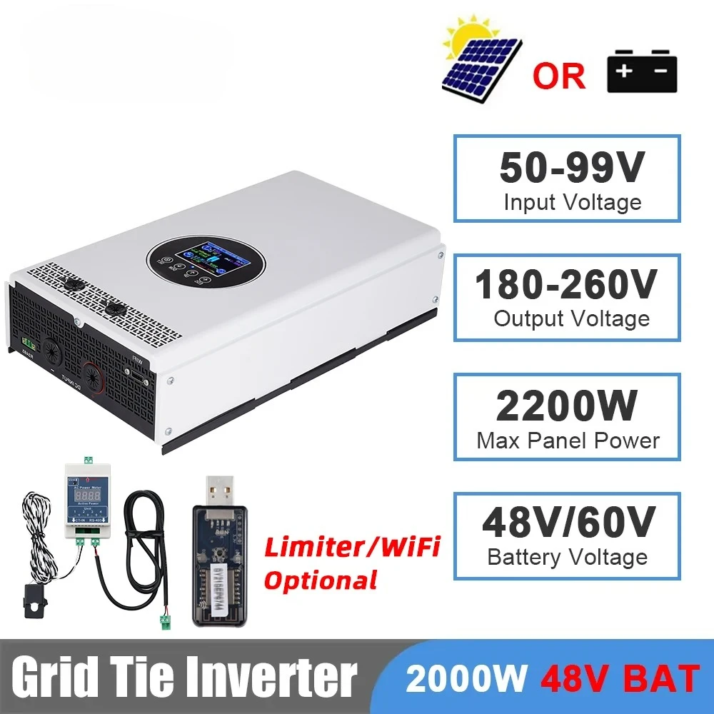 2000W 1500W Şebeke Bağlantılı  - Grid Tie Inverter Limiter 2000W incelemesi ve fiyatı