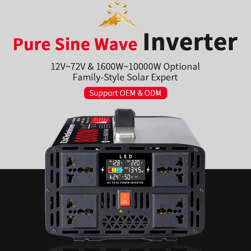 5KW 6KW 8KW Saf Sinüs Dalgası  - Pure Sine Wave Inverter 5000W 48V 220V incelemesi ve fiyatı