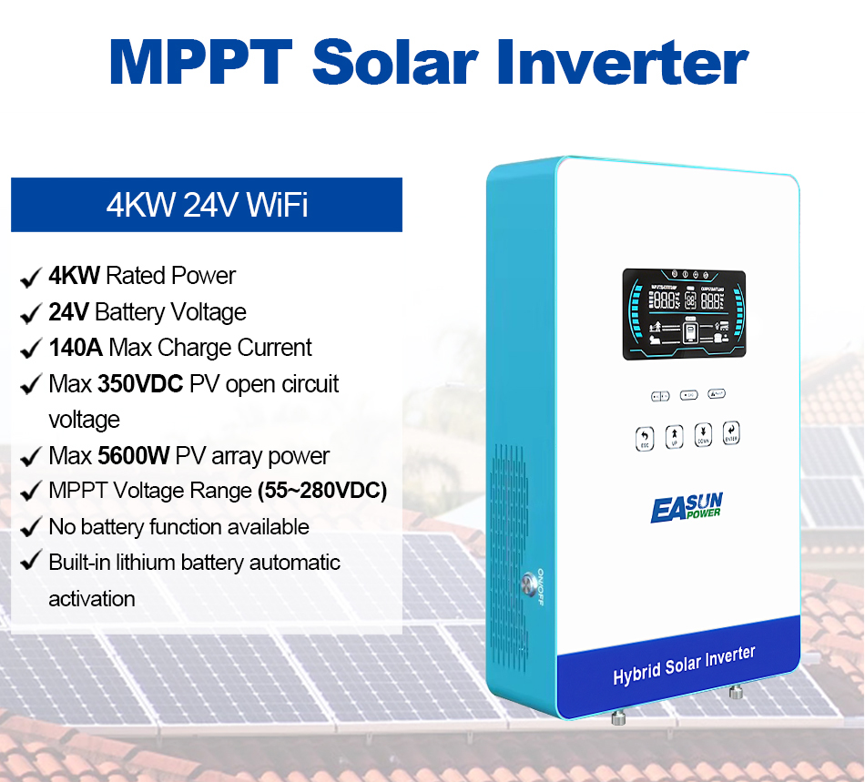 EASUN POWER 4000W Güneş Enerji - Grid Tie Inverter Limiter 2000W incelemesi ve fiyatı