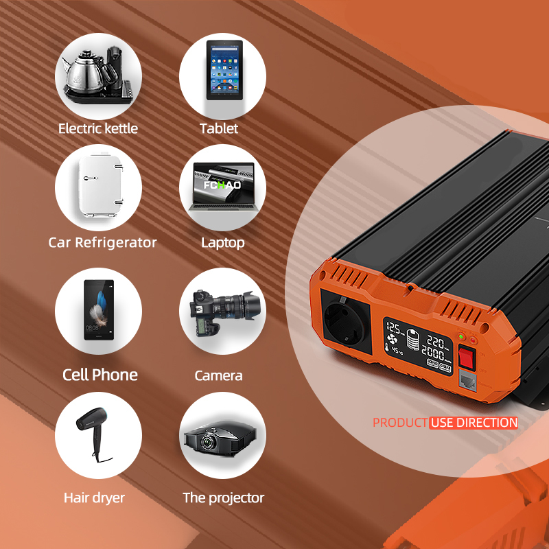 FCHAO 4000W Güç Saf Sinüs İnve - Power Inverter 12V 220V 4000W Continuous incelemesi ve fiyatı