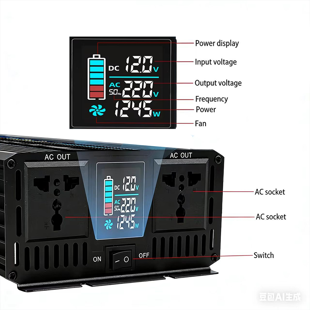 Saf Sinüs Dalgası İnvertör DC  - Pure Sine Wave Inverter 5000W 48V 220V incelemesi ve fiyatı